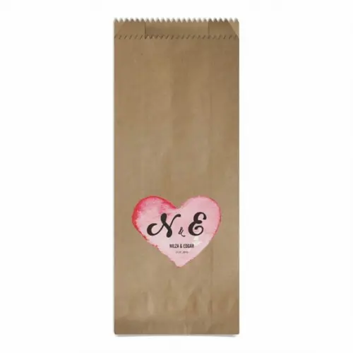 CASAMENTO - SAQUINHO KRAFT SIMPLES PERSONALIZADO