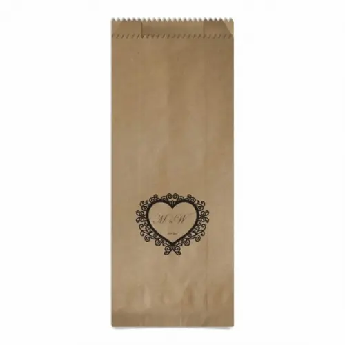 CASAMENTO - SAQUINHO KRAFT SIMPLES PERSONALIZADO