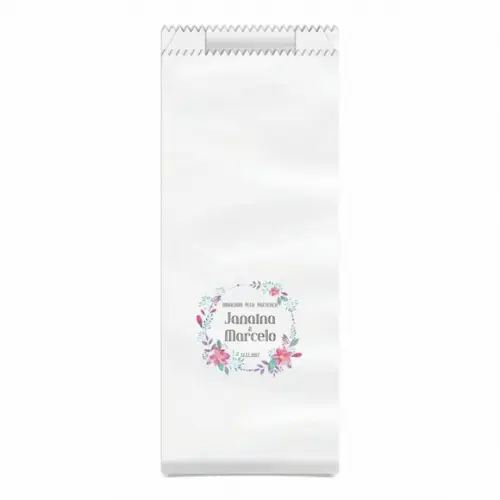 CASAMENTO - SAQUINHO KRAFT SIMPLES PERSONALIZADO