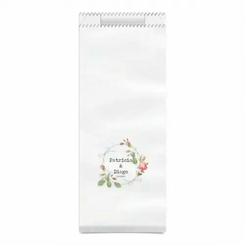 CASAMENTO - SAQUINHO KRAFT SIMPLES PERSONALIZADO