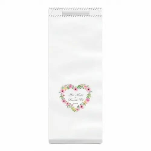 CASAMENTO - SAQUINHO KRAFT SIMPLES PERSONALIZADO
