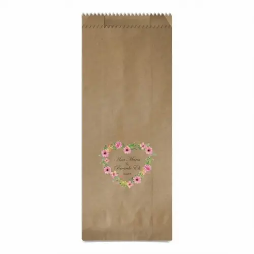 CASAMENTO - SAQUINHO KRAFT SIMPLES PERSONALIZADO