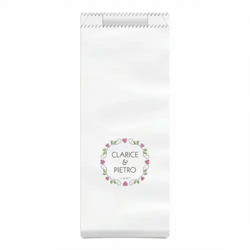 CASAMENTO - SAQUINHO KRAFT SIMPLES PERSONALIZADO
