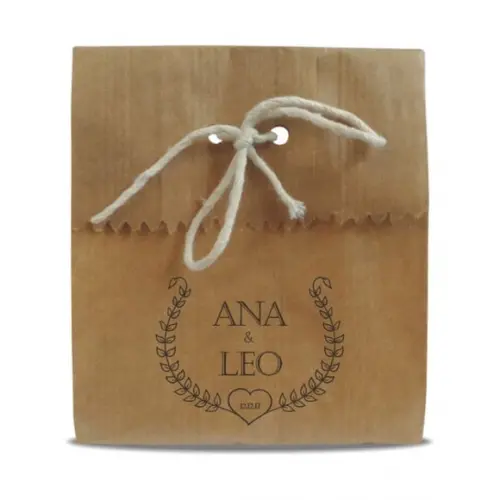 CASAMENTO - SAQUINHO PAPEL PERSONALIZADO - MOD.01