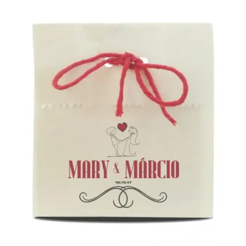 CASAMENTO - SAQUINHO PAPEL PERSONALIZADO - MOD.04