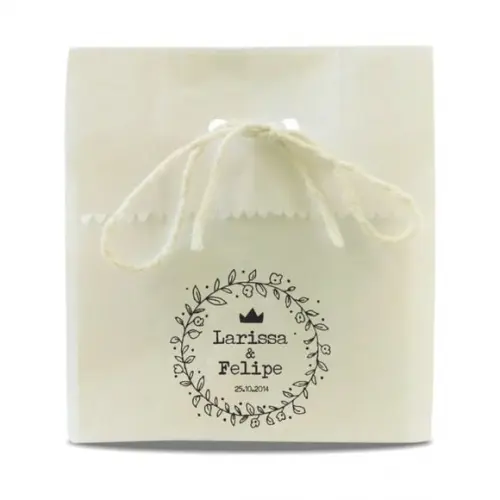 CASAMENTO - SAQUINHO PAPEL PERSONALIZADO - MOD.03