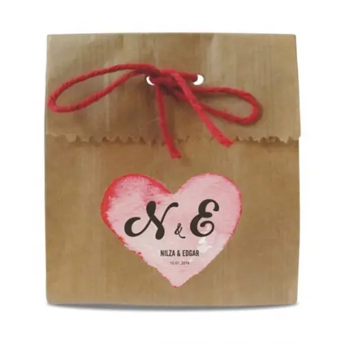 CASAMENTO - SAQUINHO PAPEL PERSONALIZADO - MOD.11