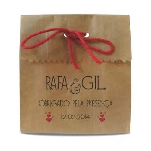 CASAMENTO - SAQUINHO PAPEL PERSONALIZADO - MOD.13