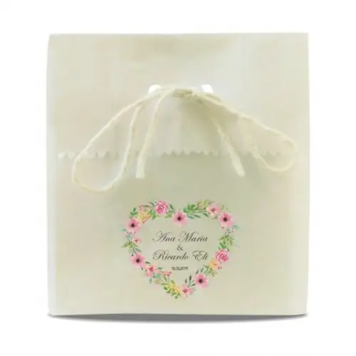 CASAMENTO - SAQUINHO PAPEL PERSONALIZADO - MOD.21