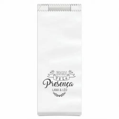 CASAMENTO - SAQUINHO PAPEL PERSONALIZADO.