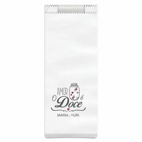 CASAMENTO - SAQUINHO PAPEL PERSONALIZADO.