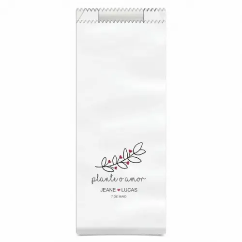 CASAMENTO - SAQUINHO PAPEL PERSONALIZADO.
