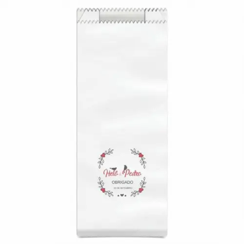 CASAMENTO - SAQUINHO PAPEL PERSONALIZADO.