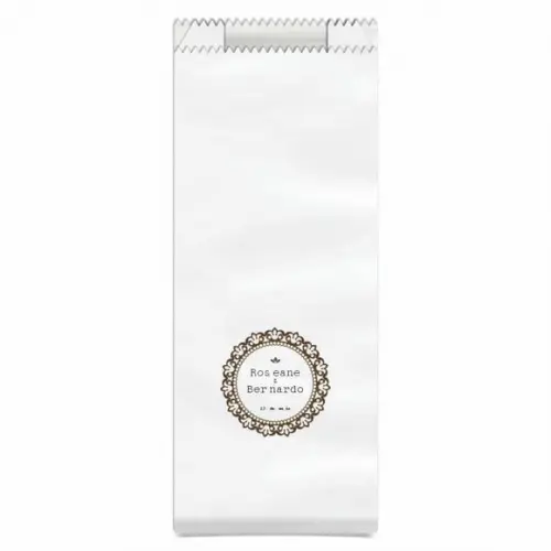 CASAMENTO - SAQUINHO PAPEL PERSONALIZADO.