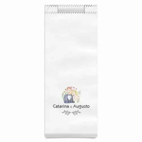 CASAMENTO - SAQUINHO PAPEL PERSONALIZADO.