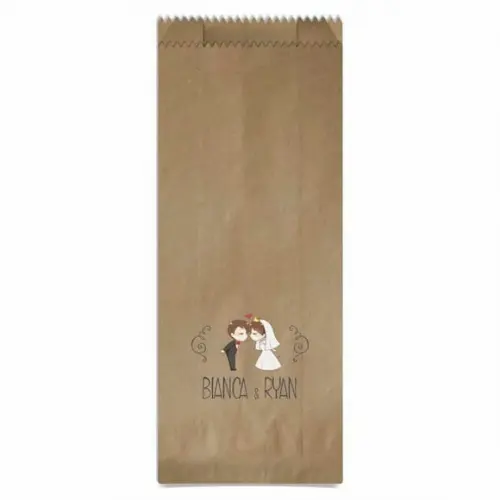 CASAMENTO - SAQUINHO PAPEL PERSONALIZADO.