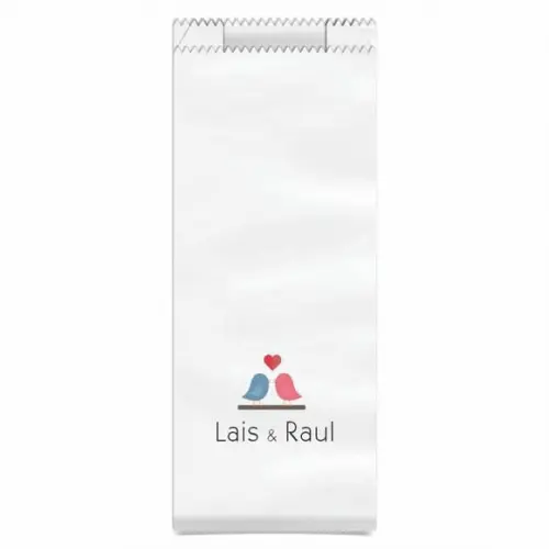 CASAMENTO - SAQUINHO PAPEL PERSONALIZADO.