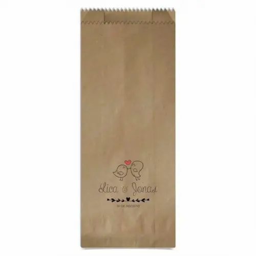 CASAMENTO - SAQUINHO PAPEL PERSONALIZADO.