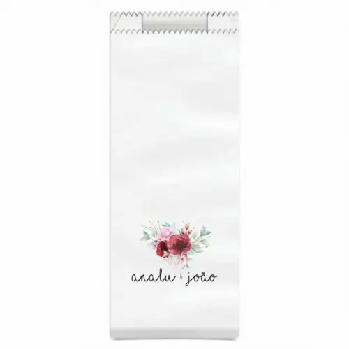 CASAMENTO - SAQUINHO PAPEL PERSONALIZADO.