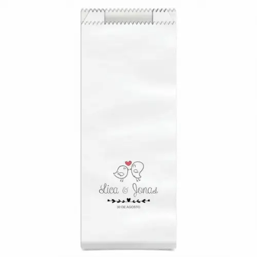 CASAMENTO - SAQUINHO PAPEL PERSONALIZADO.