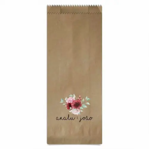 CASAMENTO - SAQUINHO PAPEL PERSONALIZADO.
