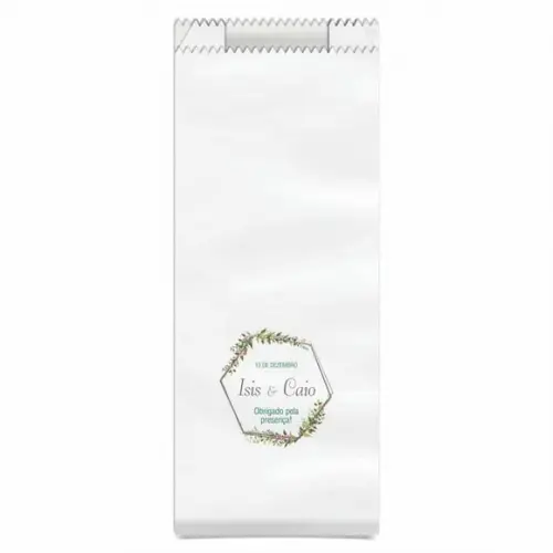 CASAMENTO - SAQUINHO PAPEL PERSONALIZADO.