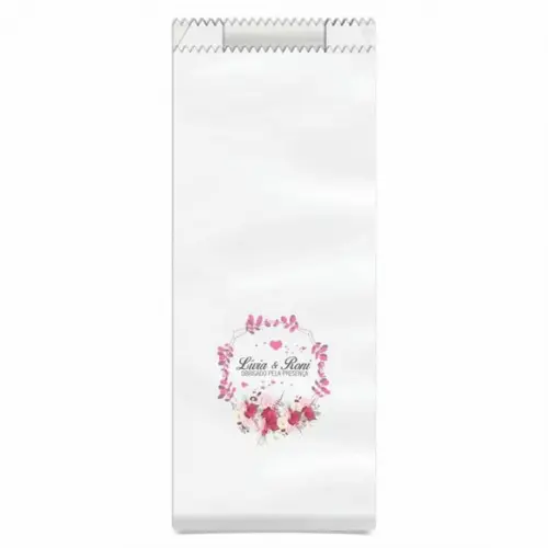CASAMENTO - SAQUINHO PAPEL PERSONALIZADO.