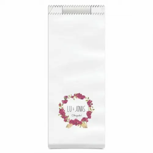 CASAMENTO - SAQUINHO PAPEL PERSONALIZADO.
