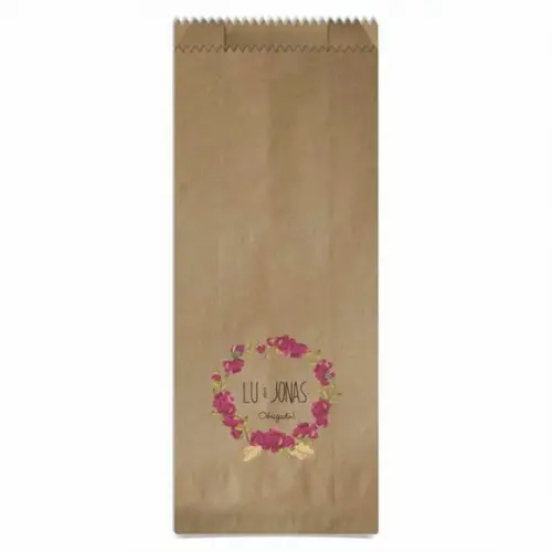 CASAMENTO - SAQUINHO PAPEL PERSONALIZADO.
