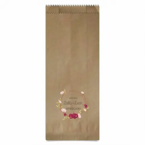 CASAMENTO - SAQUINHO PAPEL PERSONALIZADO.