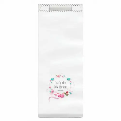 CASAMENTO - SAQUINHO PAPEL PERSONALIZADO.