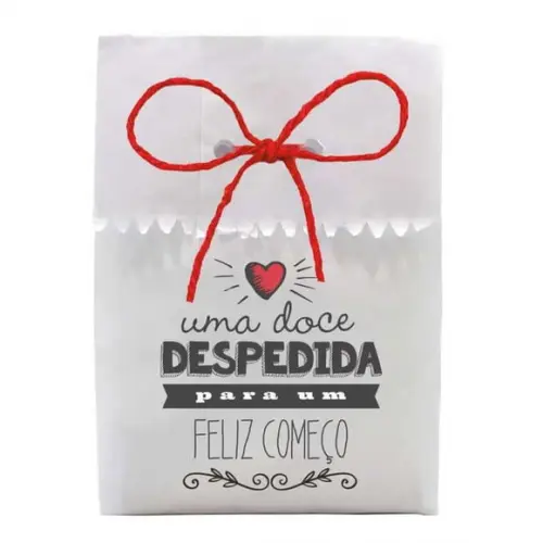 CASAMENTO - SAQUINHO PAPEL PERSONALIZADO. C/ FURO E CORDÃO