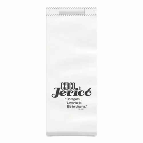 Cerco de Jericó - Saquinho Kraft Simples Personalizado