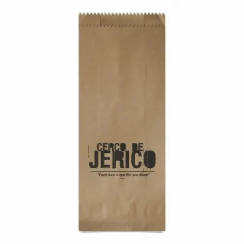 Cerco de Jericó - Saquinho Kraft Simples Personalizado
