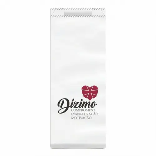 Dizimista - Saquinho Kraft Simples Personalizado
