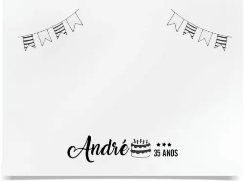Jogo Americano - Aniversário e Festas