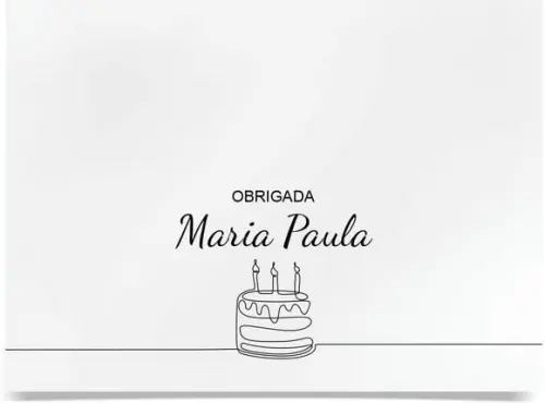 Jogo Americano - Aniversário e Festas
