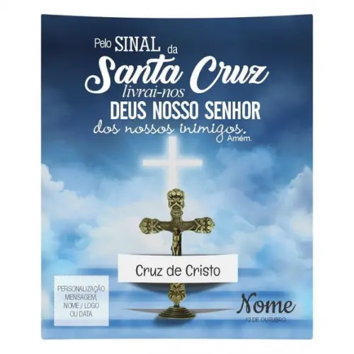 Kit Cartão Altar + Imagem Crucifixo, M1