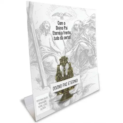 Kit Cartão Altar + Imagem de Divino Pai Eterno, M1