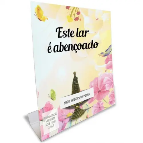 Kit Cartão Altar + Imagem de Nossa Senhora da Penha, M1