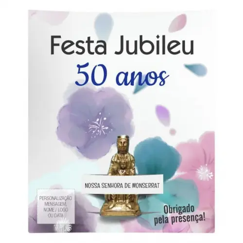 Kit Cartão Altar + Imagem de Nossa Sra. de Monte Serrat, M2