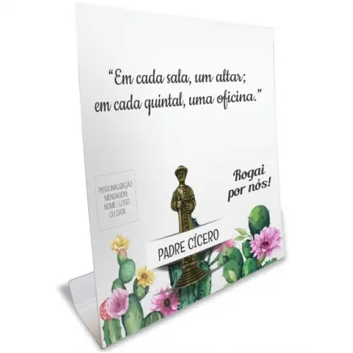 Kit Cartão Altar + Imagem de Padre Cícero, M1