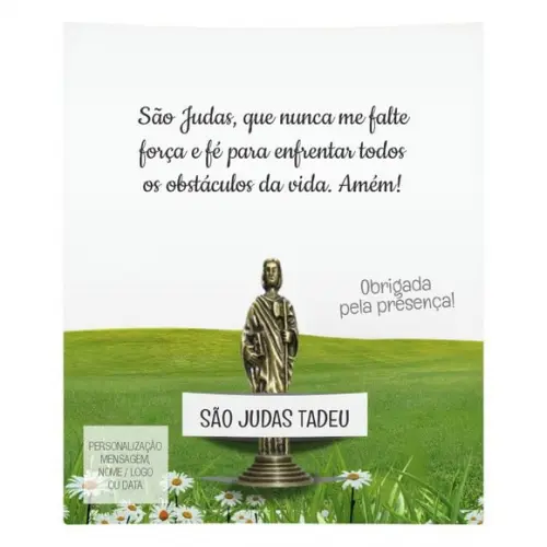 Kit Cartão Altar + Imagem de São Judas Tadeu, M1