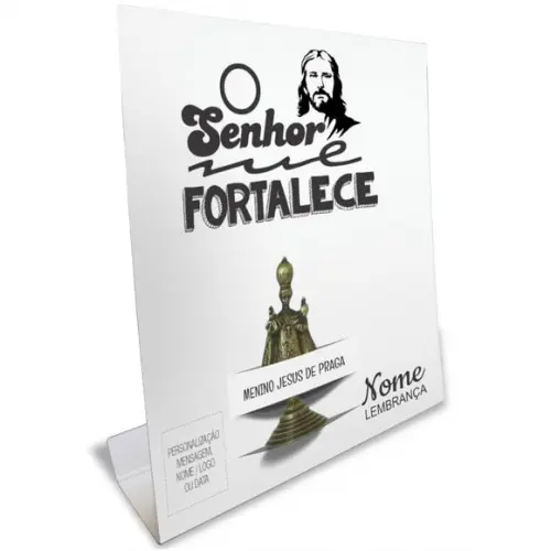 Kit Cartão Altar + Imagem do Menino Jesus de Praga, M1