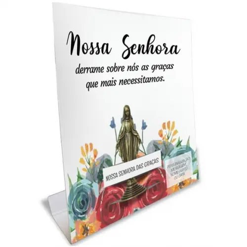 Kit Cartão Altar Nossa Senhora das Graças, M1