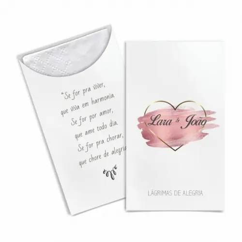 Lágrimas de Alegria, personalizada