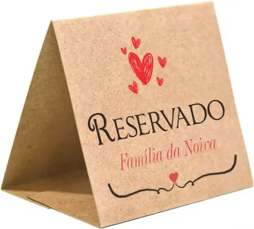 Prisma / Marcador de mesa personalizado