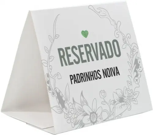 Prisma / Marcador de mesa personalizado