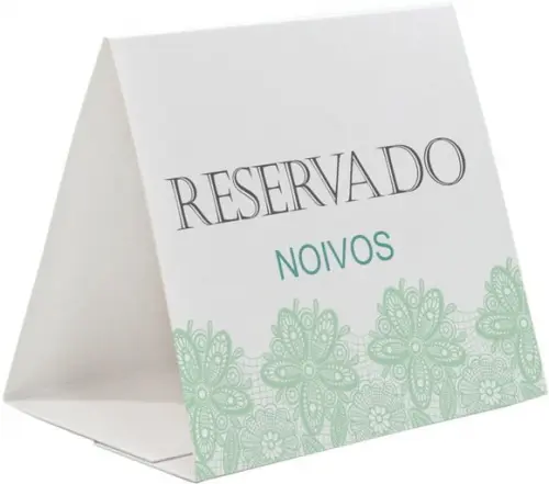 Prisma / Marcador de mesa personalizado