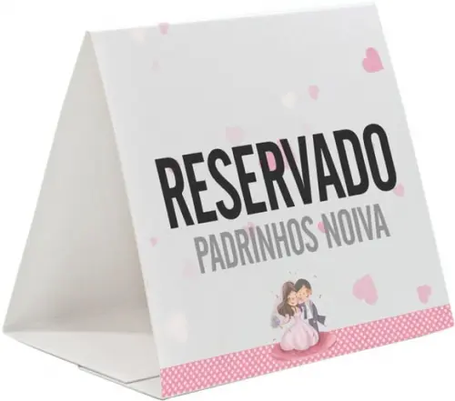 Prisma / Marcador de mesa personalizado